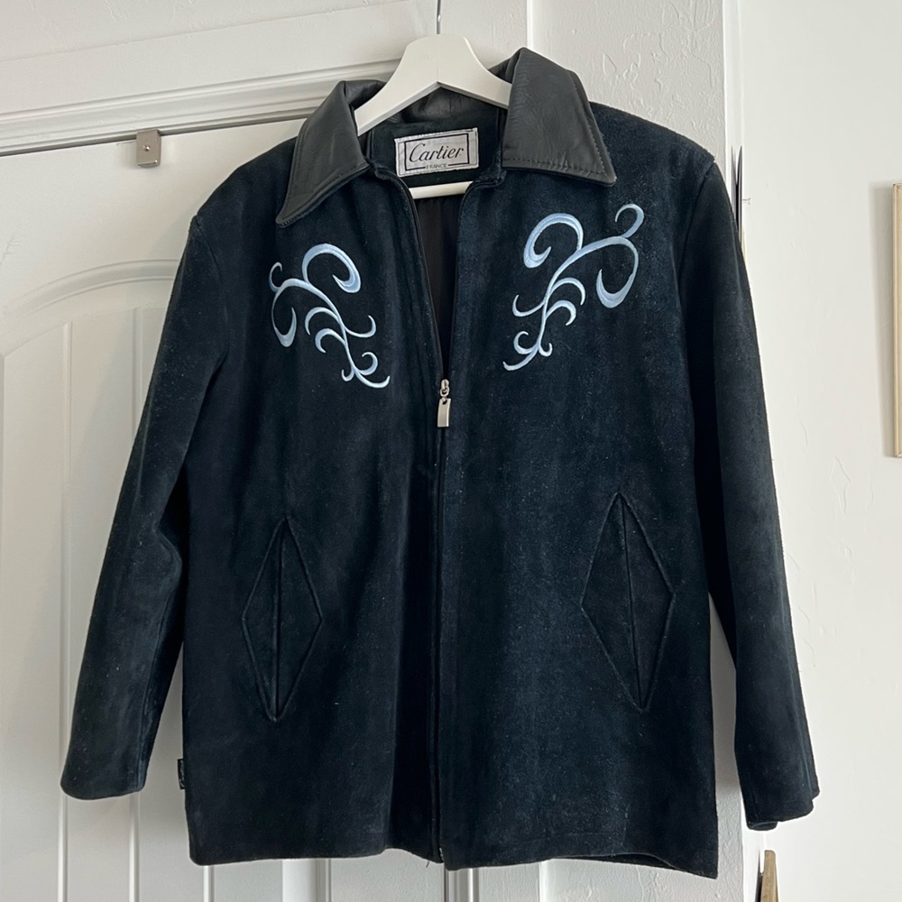 VINTAGE CARTIER SUEDE JACKET
